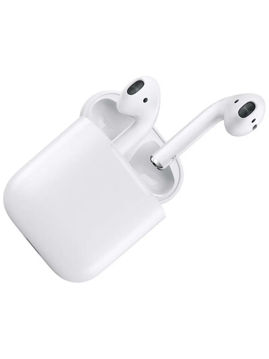 Наушники беспроводные AirPods (MMEF2ZE/A) Apple 3696192 купить в  интернет-магазине Wildberries