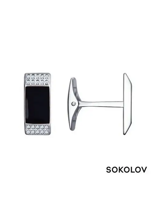 SOKOLOV Запонки, серый