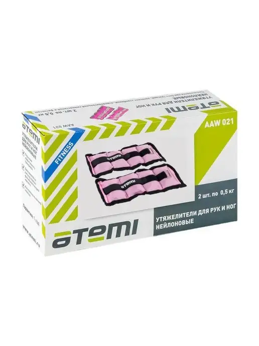 Atemi Утяжелители нейлоновые 0,5 кг х 2 шт, 500 г, 2 шт, фото 6