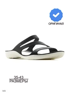 Шлепанцы Swiftwater Sandal CROCS 3867317 купить за 3 054 ₽ в интернет-магазине Wildberries