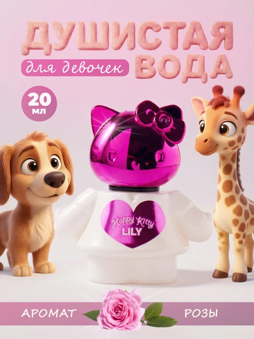 Happy kitty Душистая вода детская для девочки "Энни" 20 мл, 20 мл
