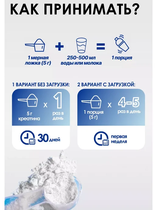 R-line Креатин моногидрат RLine, 300 г, порошок, 200 г, фото 5