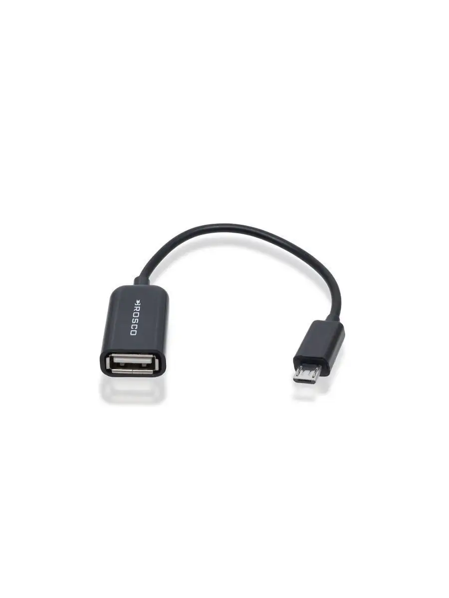 Кабель переходник OTG USB microUSB для флешки Rosco 3985642 купить за 249 ?  в интернет-магазине Wildberries