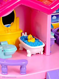 Игровой центр "Домик мечты" Kiddieland. Цвет розовый, фиолетовый. Вид 4.