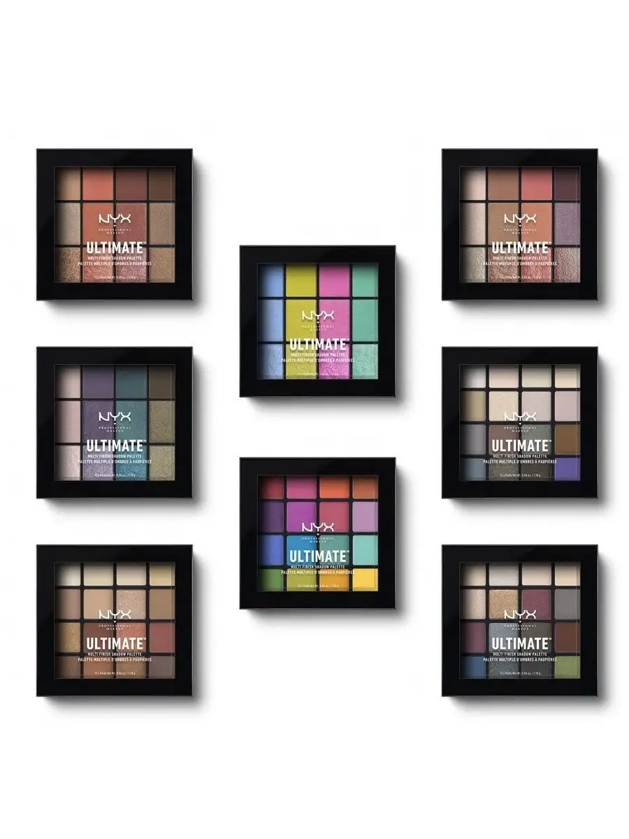 Палетка теней ULTIMATE SHADOW PALETTE 16х0,83 гр NYX PROFESSIONAL MAKEUP  4023621 купить за 1 659 ₽ в интернет-магазине Wildberries