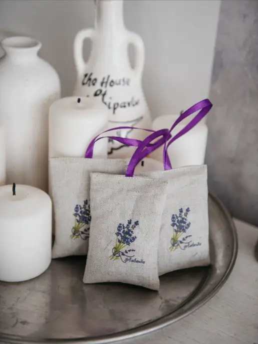 BIO-TEXTILES Ароматическое саше "КРЫМСКАЯ ЛАВАНДА" 3 шт весом по 15 г, 3 шт, 15 г, фото 5