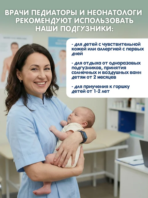 MilleFaMille Многоразовые трусики подгузники, 3 шт, 3 шт, фото 6