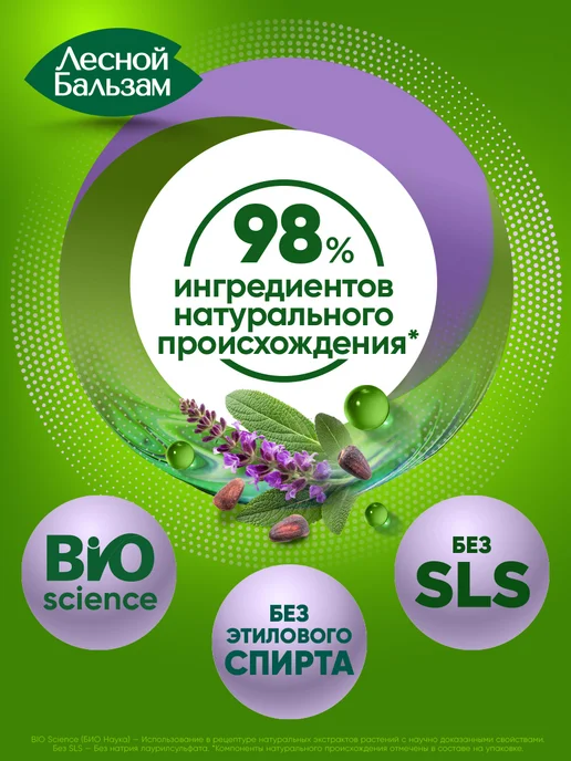 Лесной бальзам Ополаскиватель для рта против воспаления десен 800 мл, 400 мл, фото 6