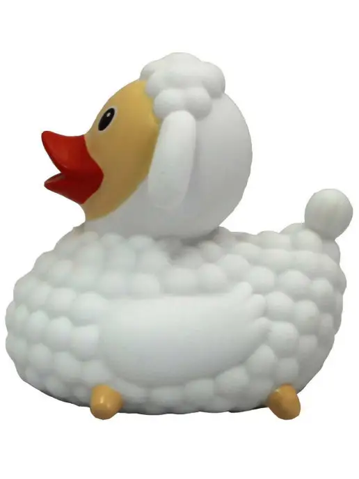 Funny Ducks Игрушка для ванной Уточка овечка 1820, белый, фото 7