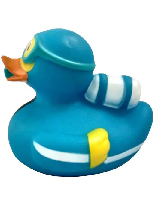 Funny Ducks Игрушка для ванной - Уточка дайвер, желтый, фото 6