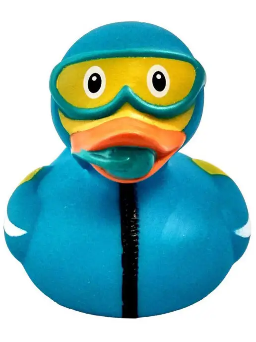 Funny Ducks Игрушка для ванной - Уточка дайвер, желтый, фото 8