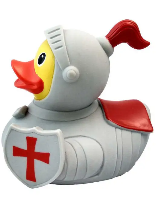 Funny Ducks Игрушка для ванной, сувенир "Уточка рыцарь", серый, фото 4