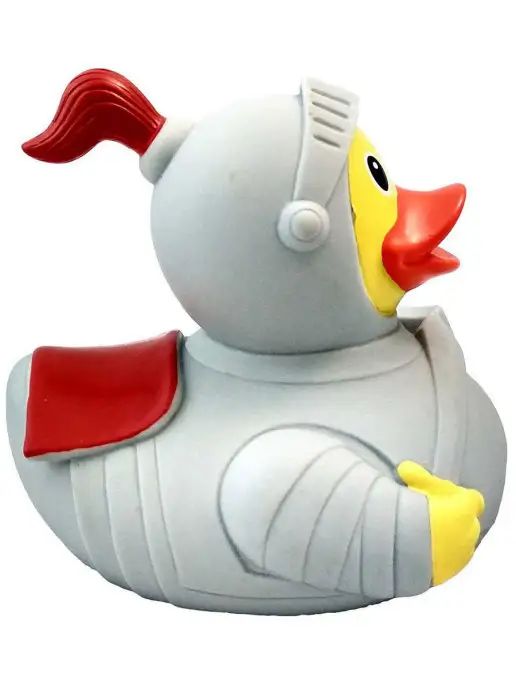 Funny Ducks Игрушка для ванной, сувенир "Уточка рыцарь", серый, фото 5