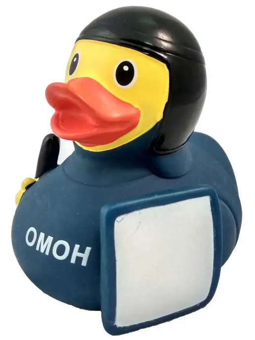 Funny Ducks Резиновая уточка для ванны ОМОН, вариант, фото 4