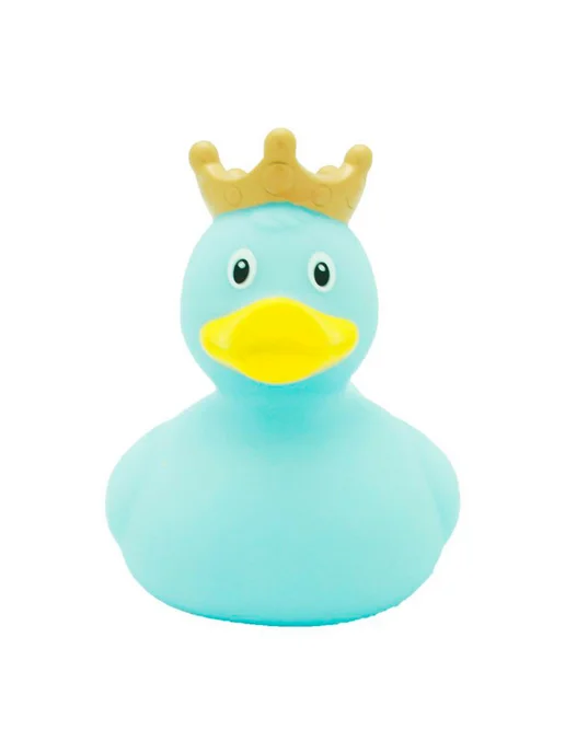 Funny Ducks Игрушка для ванной, сувенир "Голубая уточка в короне", голубой, фото 5
