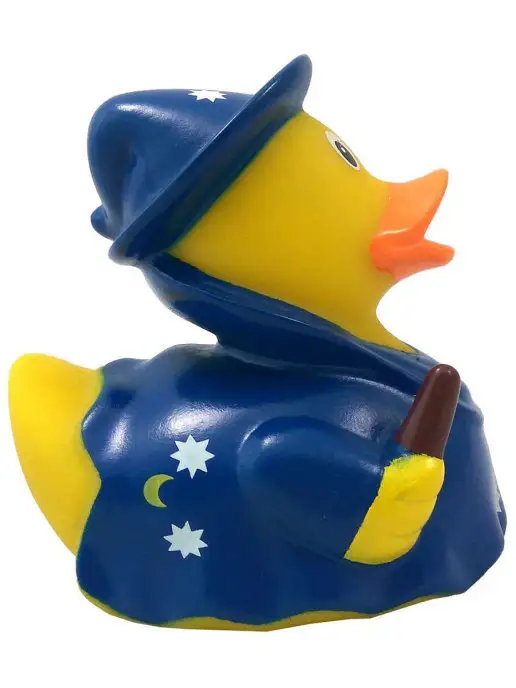 Funny Ducks Игрушка для ванной, сувенир Уточка Волшебник, желтый, фото 5