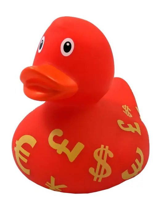 Funny Ducks Игрушка для ванной Уточка валюта, красный, фото 5