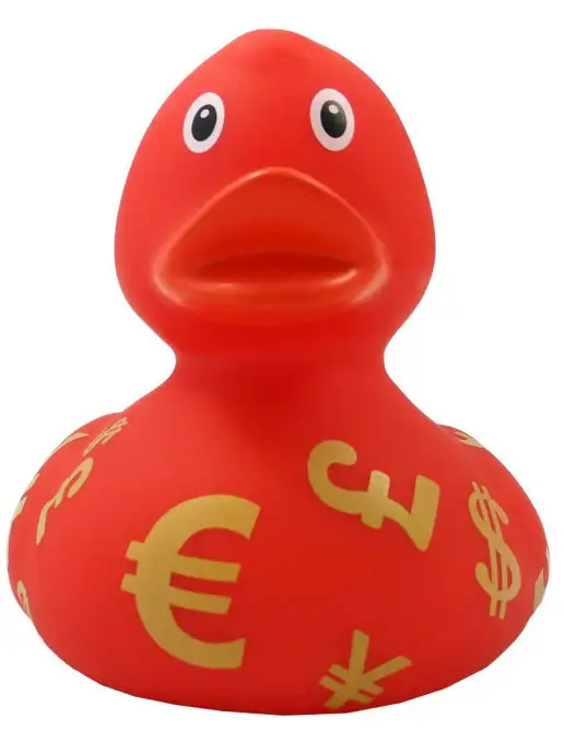Funny Ducks Игрушка для ванной Уточка валюта, красный, фото 6