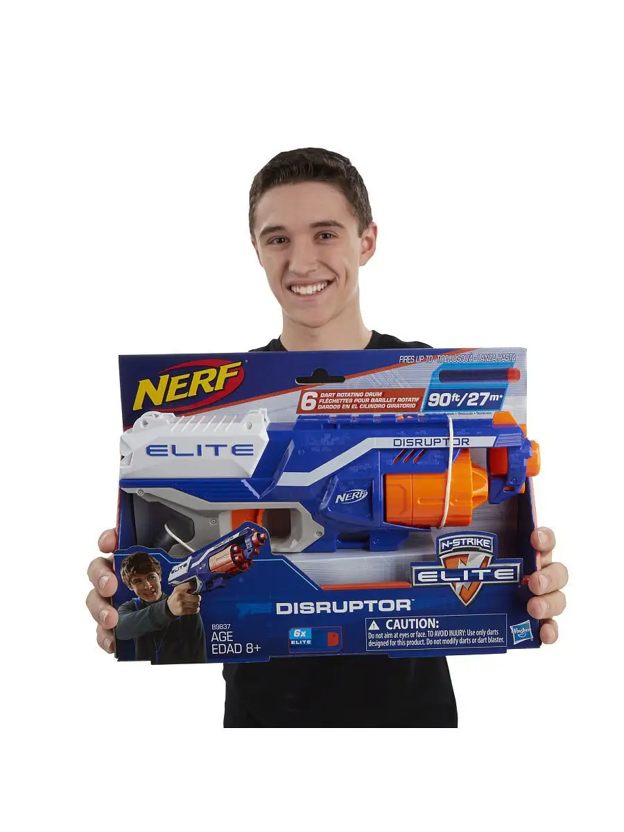 Бластер Элит Дисраптор NERF 4124014 купить в интернет-магазине Wildberries