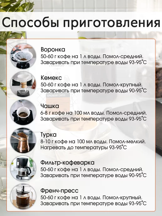 Амадо Кофе арабика в зернах Без кофеина, 500 г, 500 г, фото 7