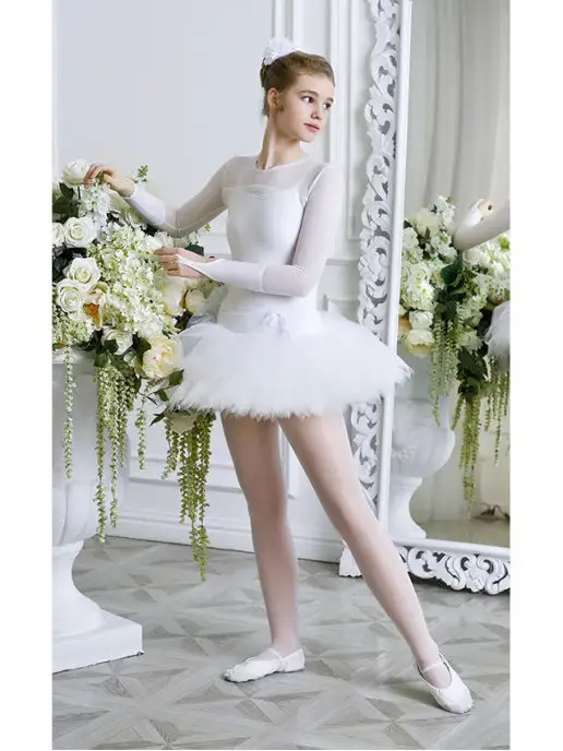 ALIERA Юбка пачка балетная, белый, фото 2