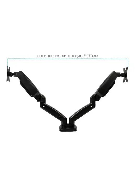 ARMMEDIA Кронштейн для двух мониторов 15-34" настольный LCD-T22, 15-34, фото 8