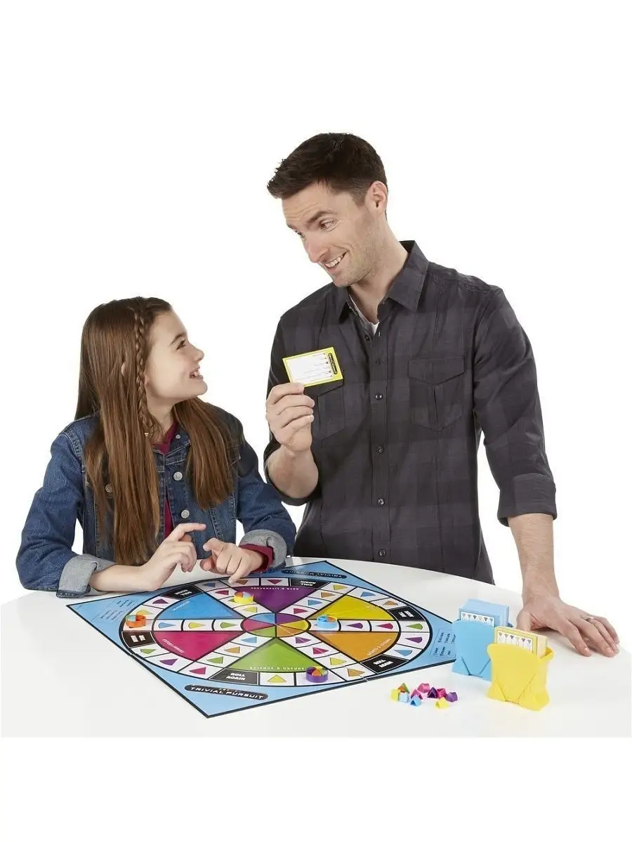 Настольная игра Тривиал Персьюит Семейное издание TRIVIAL PURSUIT HASBRO  ИГРЫ 4226727 купить в интернет-магазине Wildberries