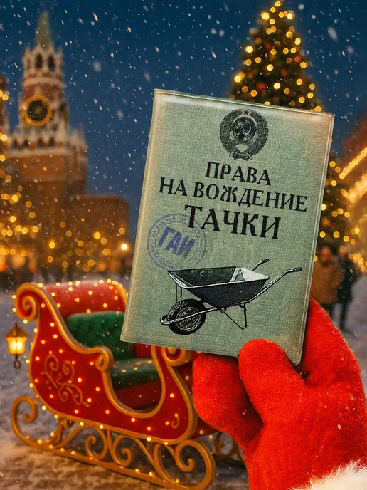 Бюро находок Обложка для автодокументов Тачка, зеленый, фото 2