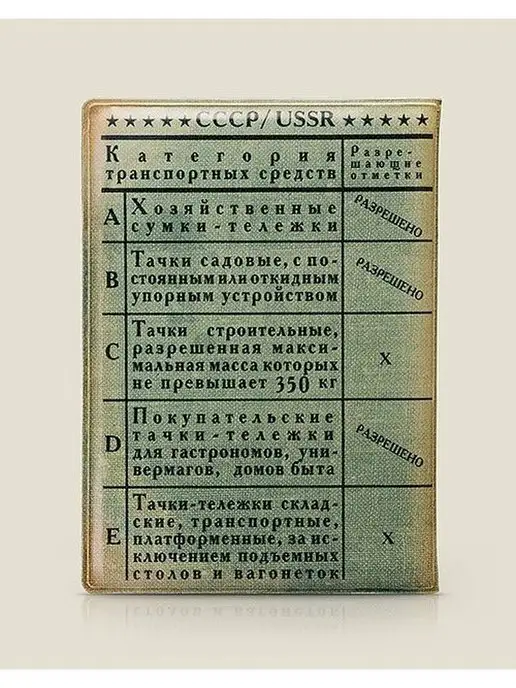 Бюро находок Обложка для автодокументов Тачка, зеленый, фото 8