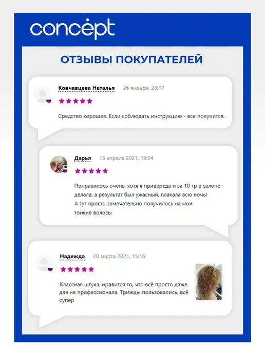 concept Набор для холодной завивки волос, вариант, фото 4