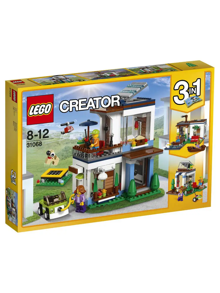 Конструктор LEGO Creator 31068 Современный дом LEGO 4354470 купить в  интернет-магазине Wildberries