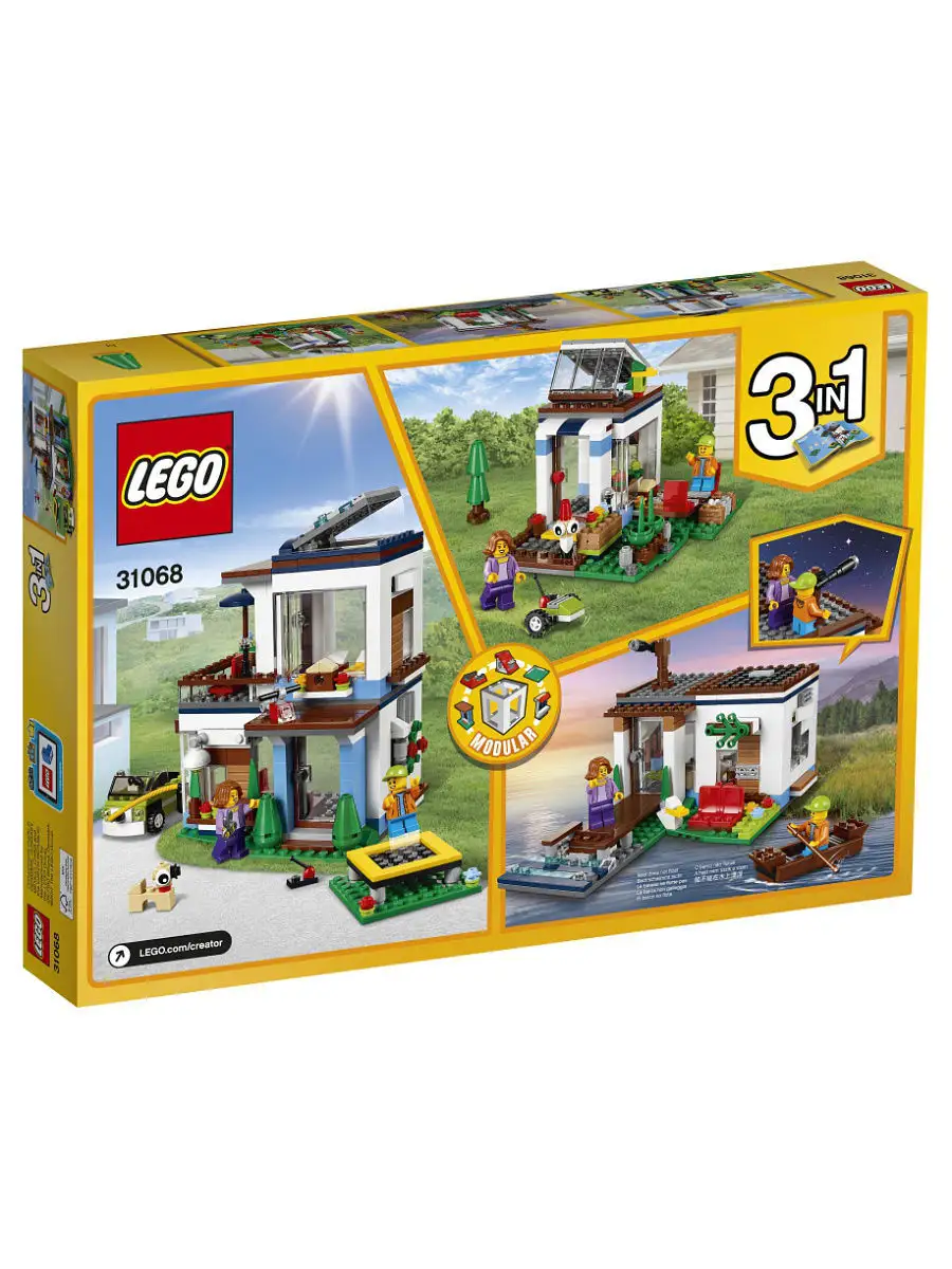 Конструктор LEGO Creator 31068 Современный дом LEGO 4354470 купить в  интернет-магазине Wildberries