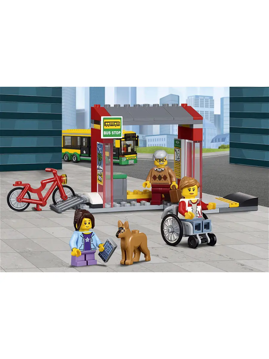 Lego city bus stop deals