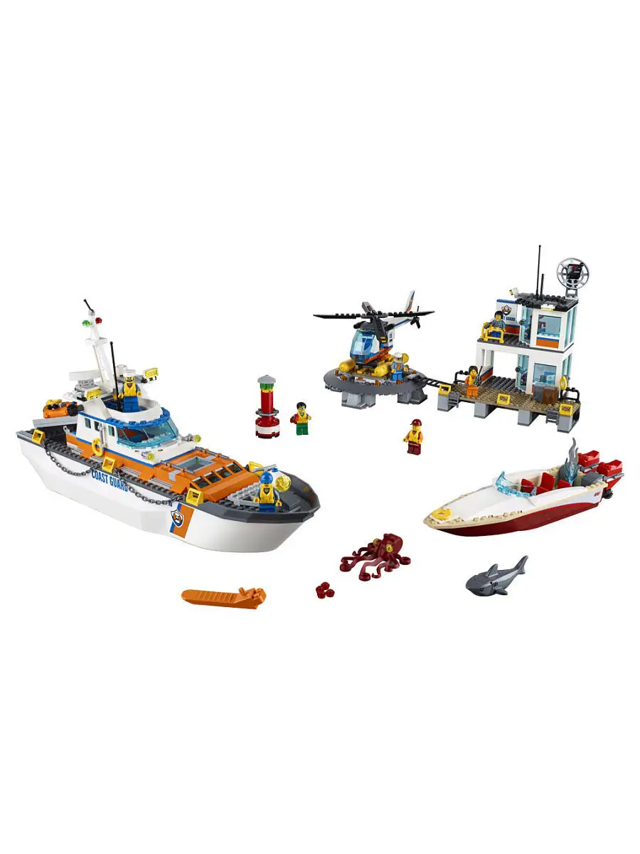 Конструктор LEGO City 60167 Штаб береговой охраны LEGO 4354498 купить в  интернет-магазине Wildberries