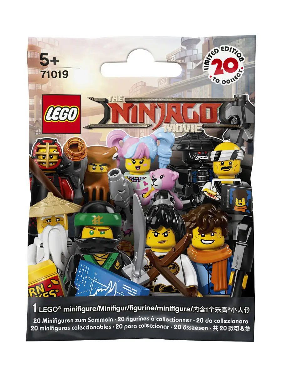 Конструктор LEGO Minifigures 71019 Минифигурки ЛЕГО ФИЛЬМ: НИНДЗЯГО LEGO  4354515 купить в интернет-магазине Wildberries