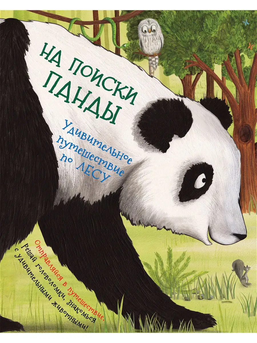 На поиски панды. Удивительное путешествие по лесу РОСМЭН 4372298 купить в  интернет-магазине Wildberries