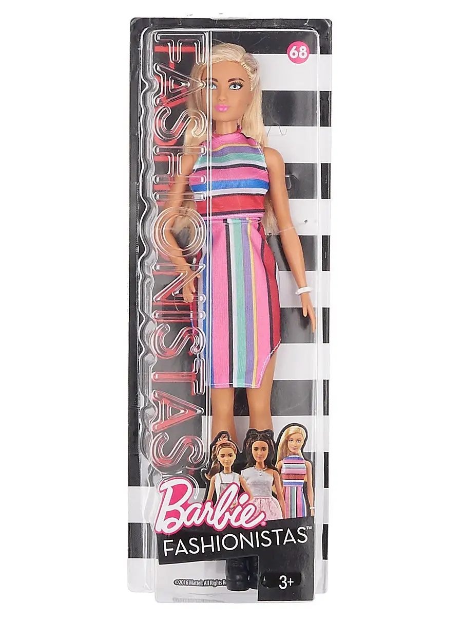 Кукла Barbie Игра с модой FBR37 Barbie 4466903 купить в интернет-магазине  Wildberries