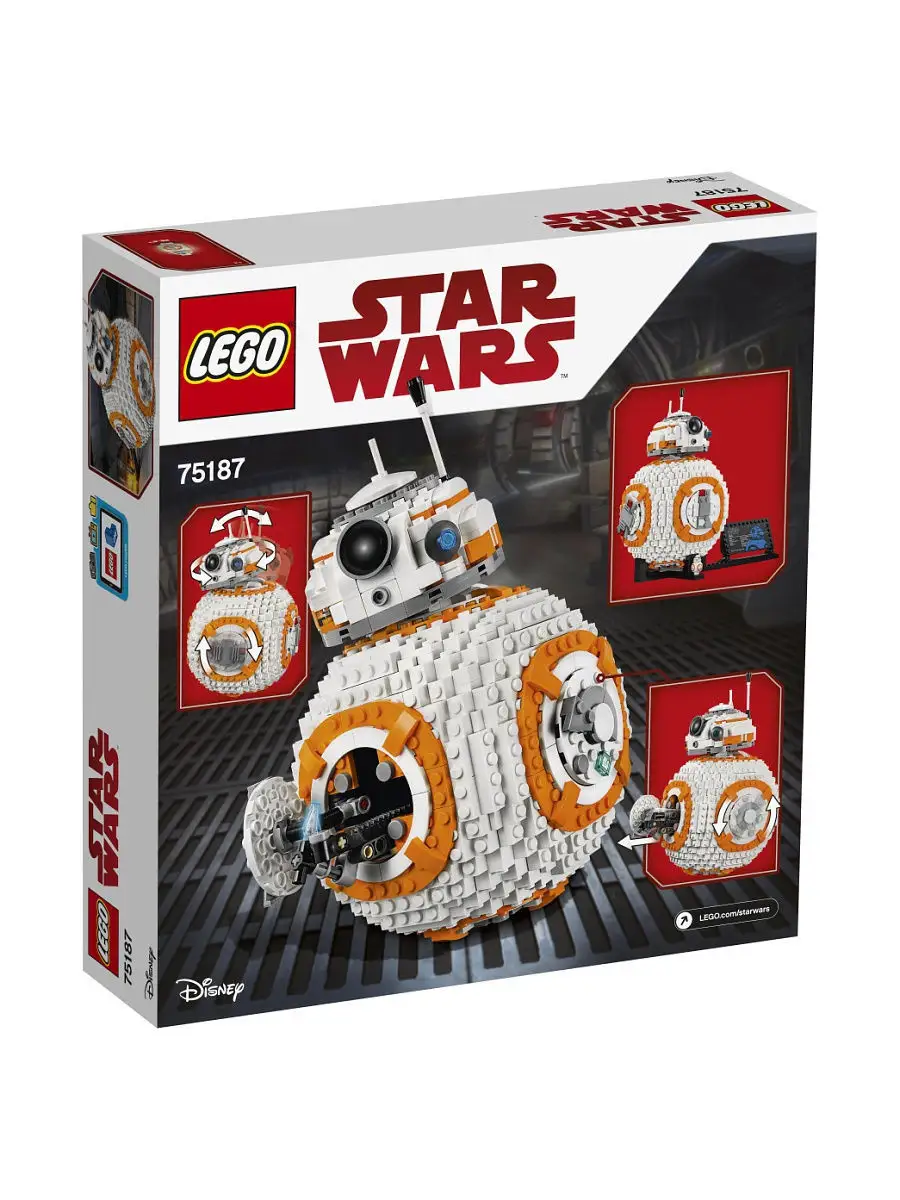 Конструктор LEGO Star Wars 75187 BB-8 LEGO 4503728 купить в  интернет-магазине Wildberries