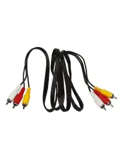 Кабель тройной тюльпан 3RCA x 3RCA AV телевизионный Liberty Project 4538368 купить за 140 ₽ в интернет-магазине Wildberries