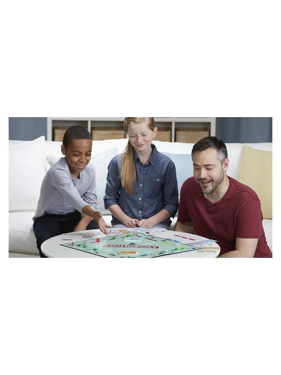 Игра настольная Монополия Классика MONOPOLY C1009 MONOPOLY 4584427 купить в  интернет-магазине Wildberries