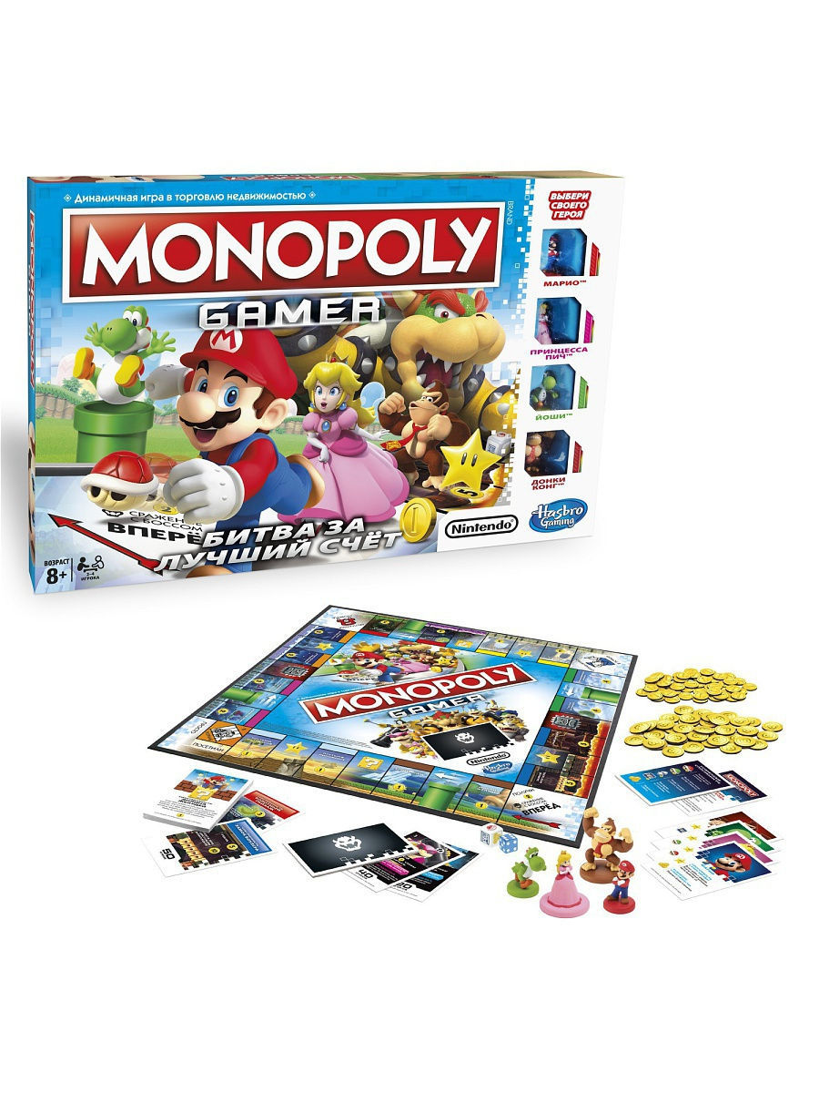 Монополия Геймер MONOPOLY 4584462 купить в интернет-магазине Wildberries