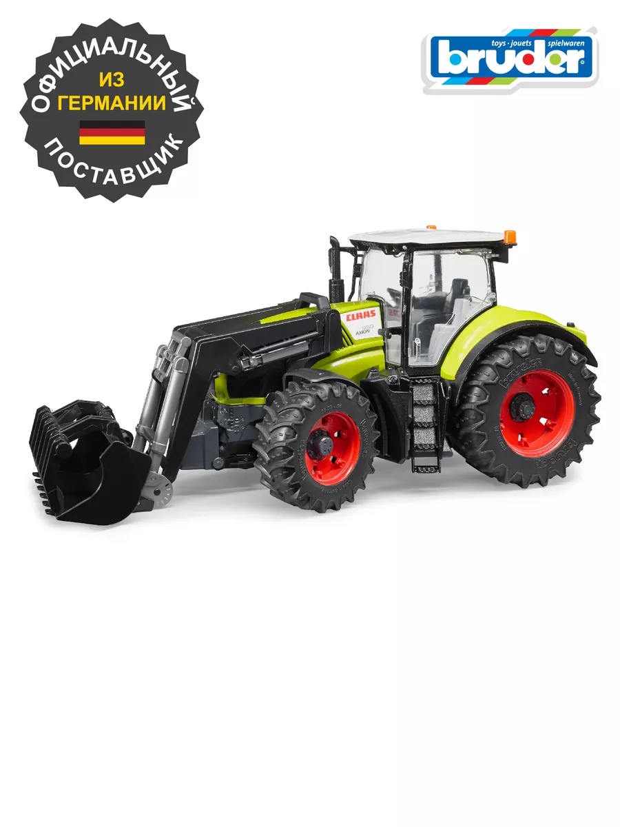 Трактор Claas Axion 950 c погрузчиком Bruder 4596607 купить за 7 156 ₽ в  интернет-магазине Wildberries