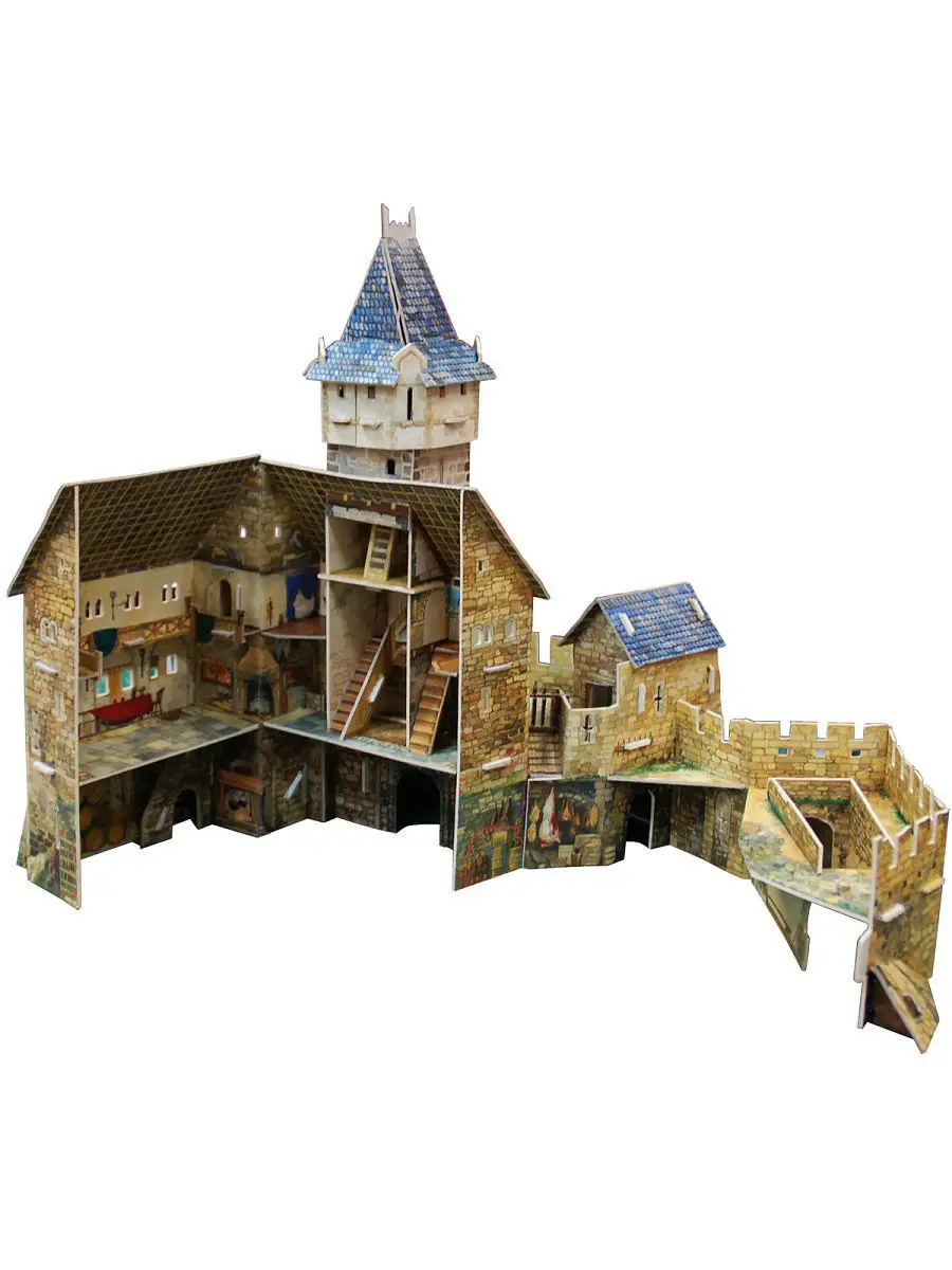 Публикация «Творчество из бумаги, Макет средневековый замок,» размещена в разделах