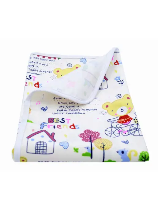 MULTI-DIAPERS Наматрасник непромокаемый 60х120 в детскую кроватку, 60x120, фото 5
