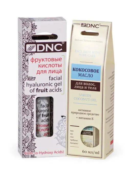 DNC Уход за кожей лица Кокосовое масло и Фруктовые кислоты, вариант, фото 5