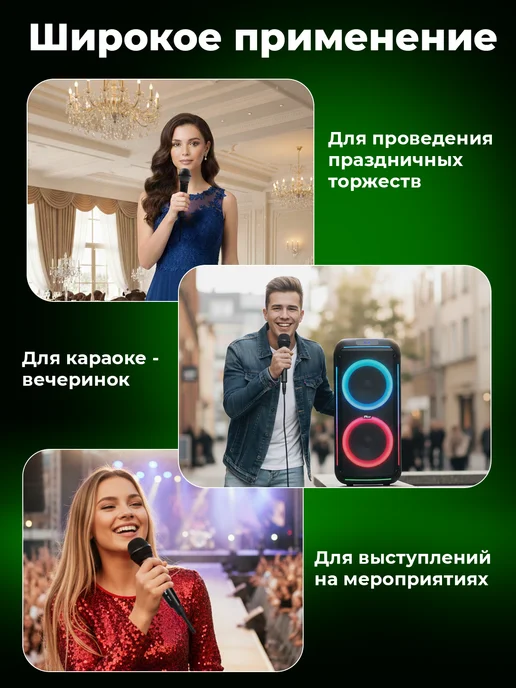 RITMIX Микрофон беспроводной проводной RWM-101 металл 3 м, 3 м, фото 6