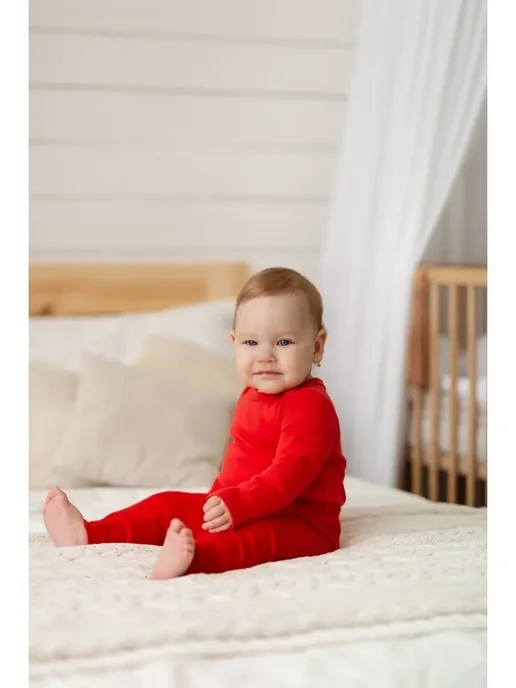 MOKKABABY Штанишки с манжетом, фиолетовый, фото 2