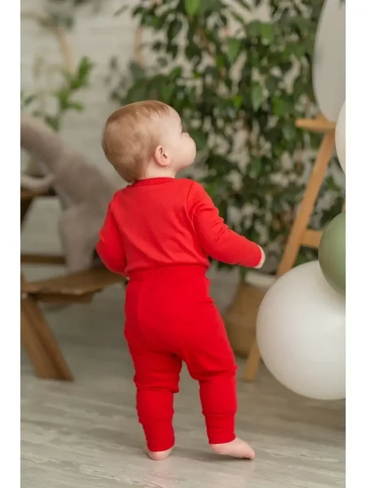 MOKKABABY Штанишки с манжетом, фиолетовый, фото 3