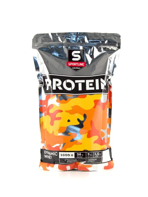 SportLine Nutrition Протеин 1000гр клубника-банан, 1 кг, фото 6