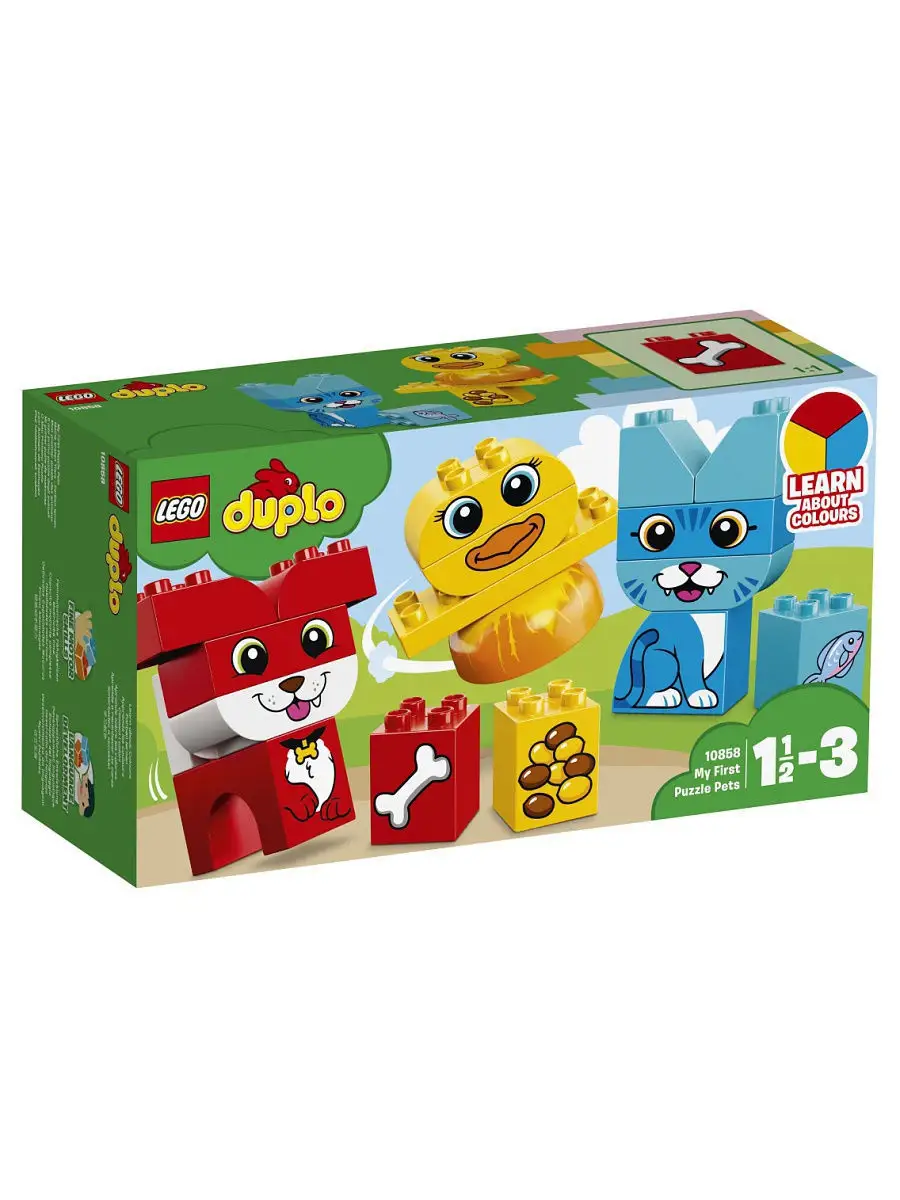 Конструктор LEGO DUPLO Creative Play 10858 Мои первые домашние животные  LEGO 4930151 купить в интернет-магазине Wildberries